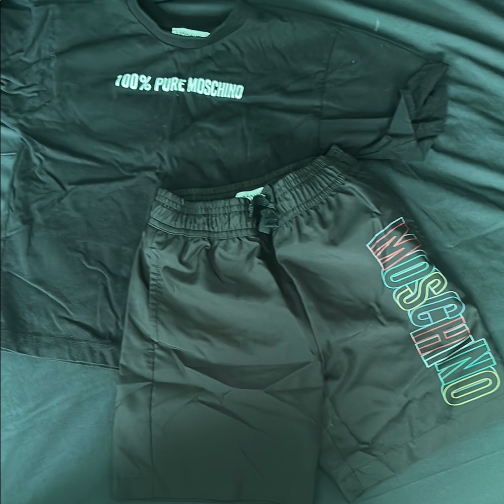 Moschino Black Shorts Relaxed Fit